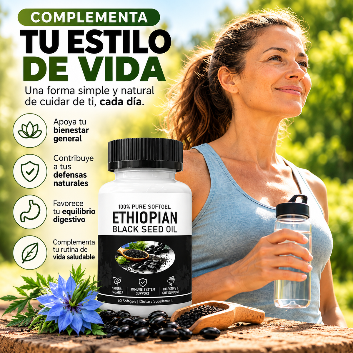 Semilla negra ethiopian 60 softgels
