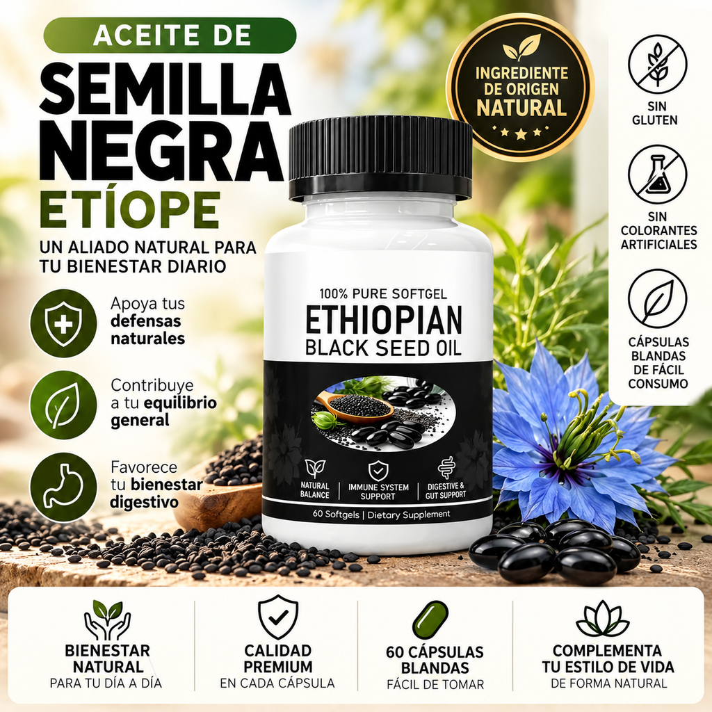 Semilla negra ethiopian 60 softgels