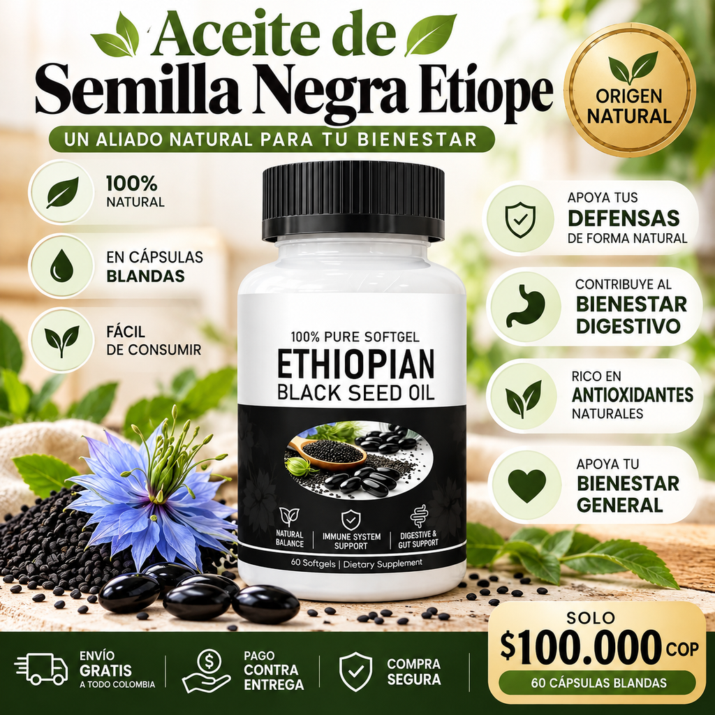Semilla negra ethiopian 60 softgels