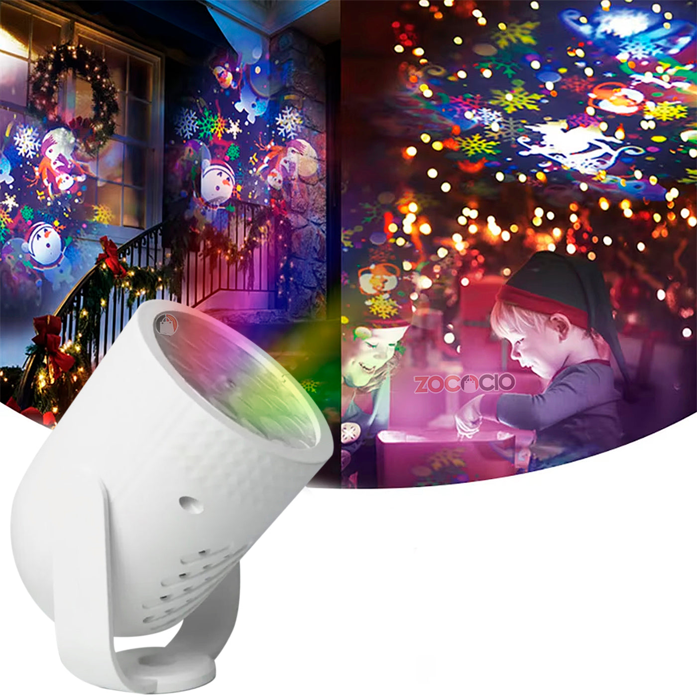 M Proyector De Figuras Led Navidenas